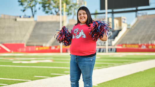 Conozca a Brielle, Kid Captain de Fresno State